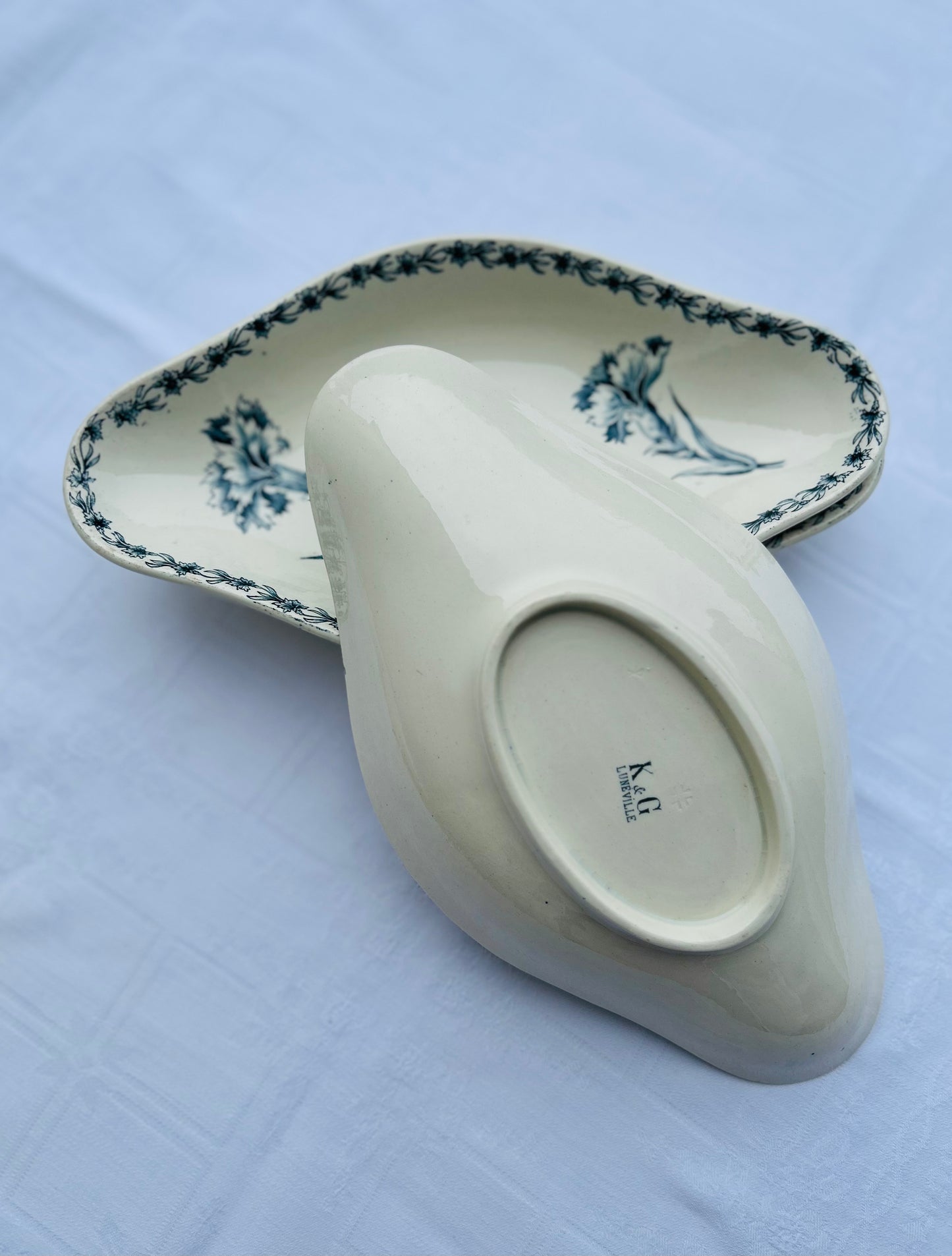 Grand ravier - Œillets - Terre de fer - K&G Lunéville - La Brocanterie d'Estelle