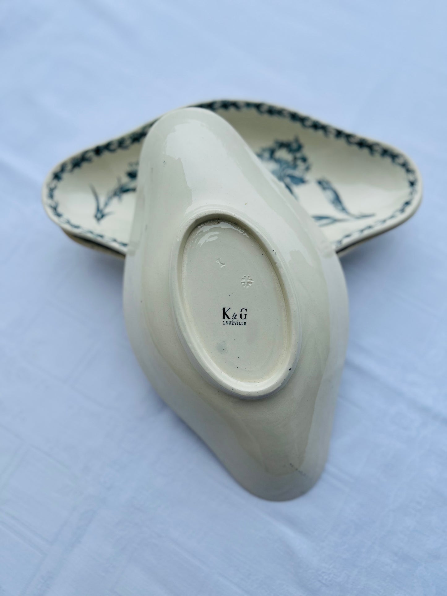 Grand ravier - Œillets - Terre de fer - K&G Lunéville - La Brocanterie d'Estelle