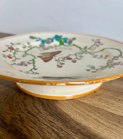 Assiette piédouche - Copeland - Henri Beziat - La Brocanterie d'Estelle