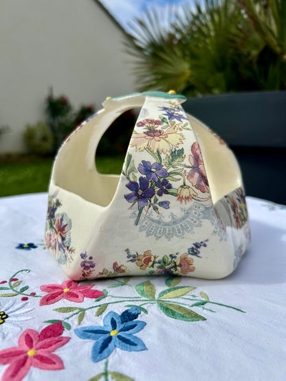 Objet décoratif Sarreguemines modèle Lavallière - La Brocanterie d'Estelle