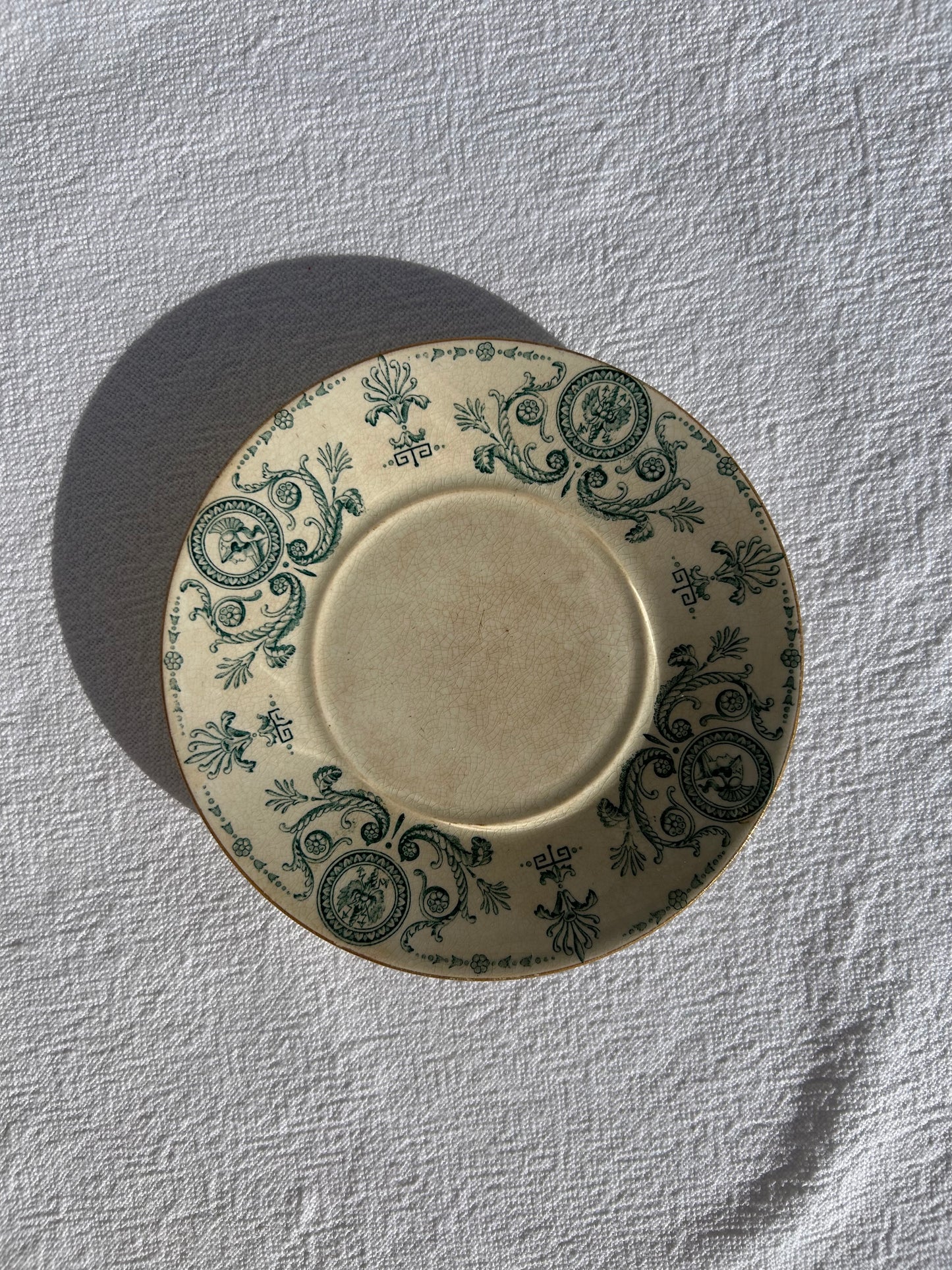 Tasse et sous-tasse - Lutzen - K&G Lunéville - La Brocanterie d'Estelle
