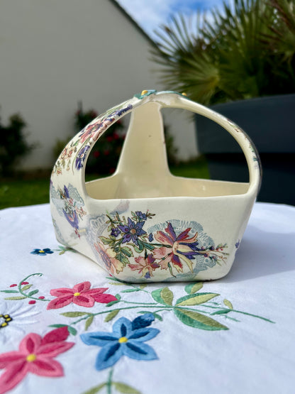 Objet décoratif Sarreguemines modèle Lavallière - La Brocanterie d'Estelle