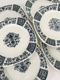Ensemble de 6 assiettes plates - Ibis - Gien - La Brocanterie d'Estelle