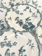 Ensemble de 6 assiettes plates - Soleil - Longwy - La Brocanterie d'Estelle
