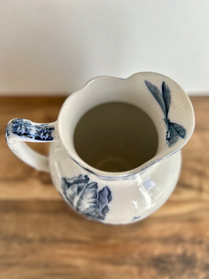 Pichet ancien en terre de fer – modèle Iris – Badonviller F.T