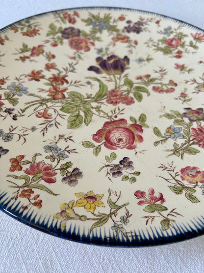 Plat rond - Terre de fer - Longchamp