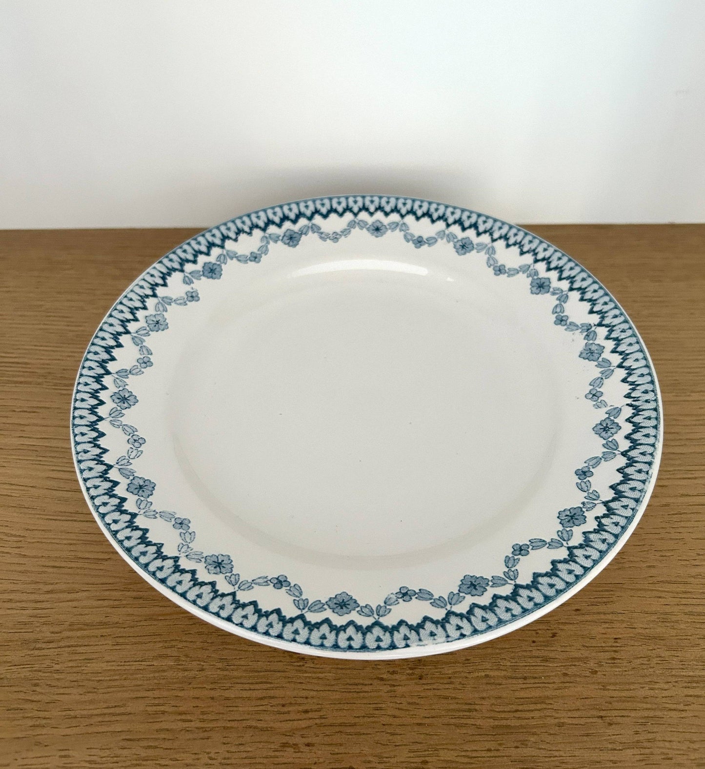 Assiette piédouche - Arras - Sarreguemines - La Brocanterie d'Estelle