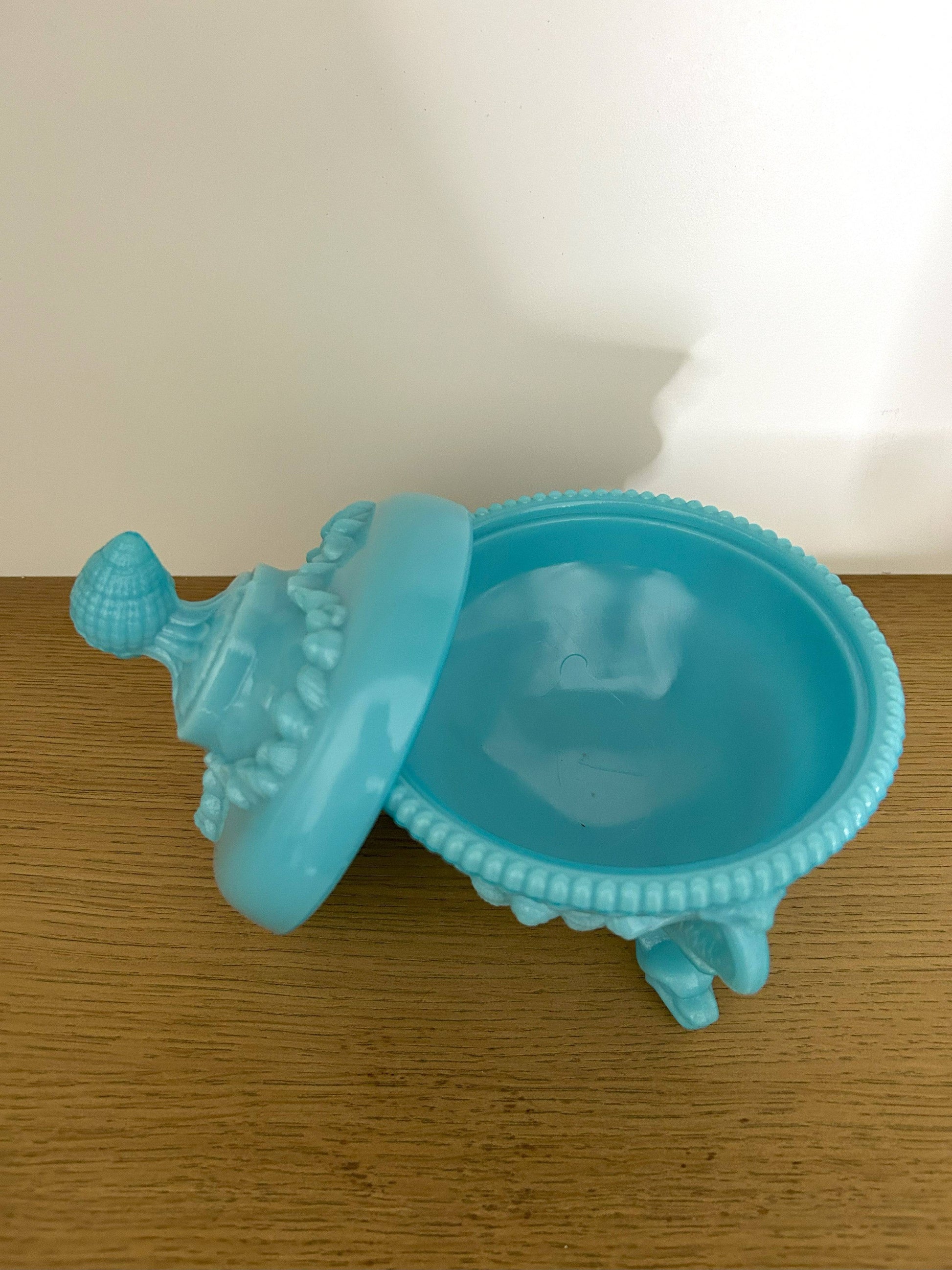Bonbonnière en opaline - Portieux Vallerysthal - La Brocanterie d'Estelle