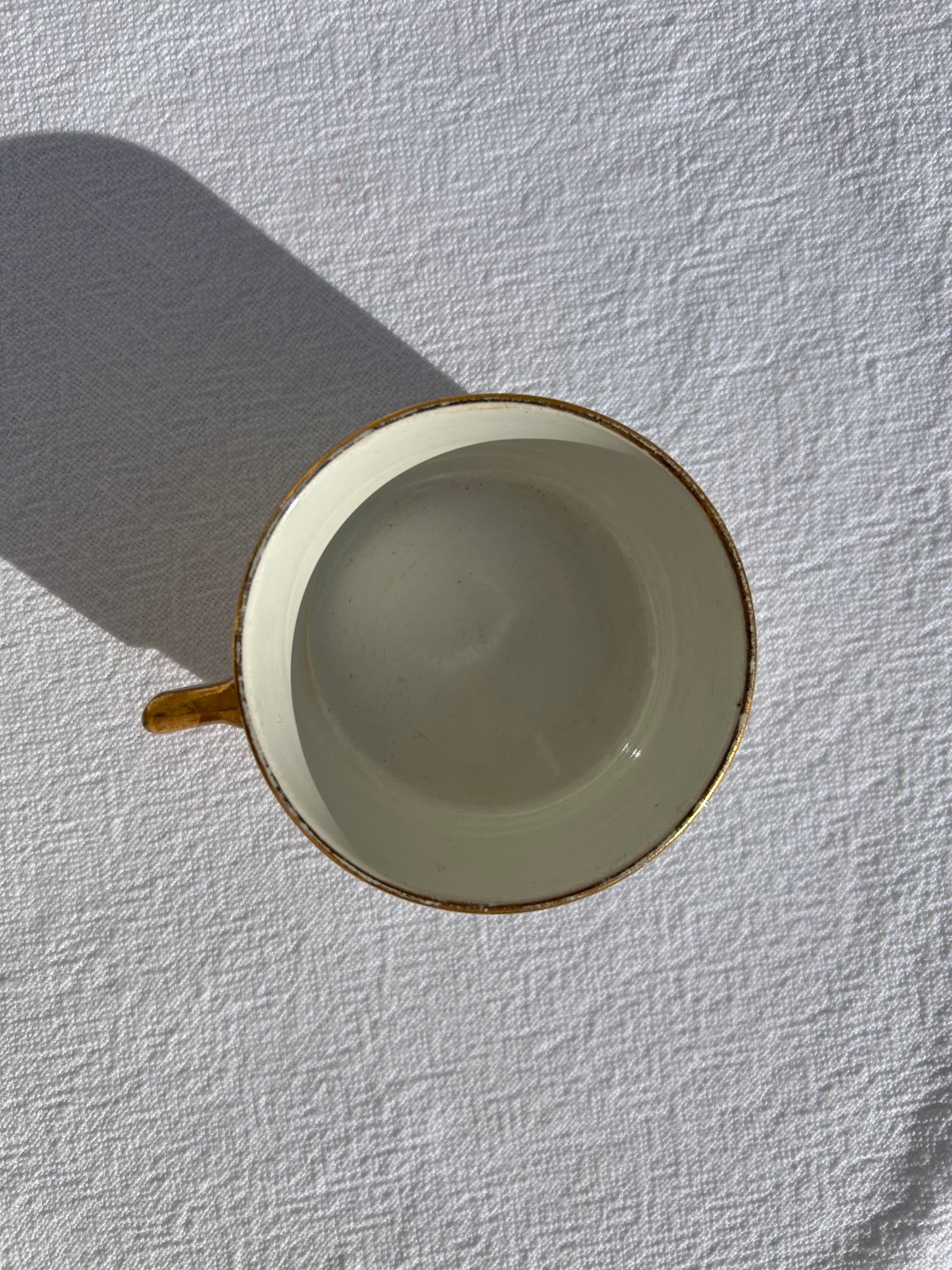 Tasse et sous-tasse - Lutzen - K&G Lunéville - La Brocanterie d'Estelle