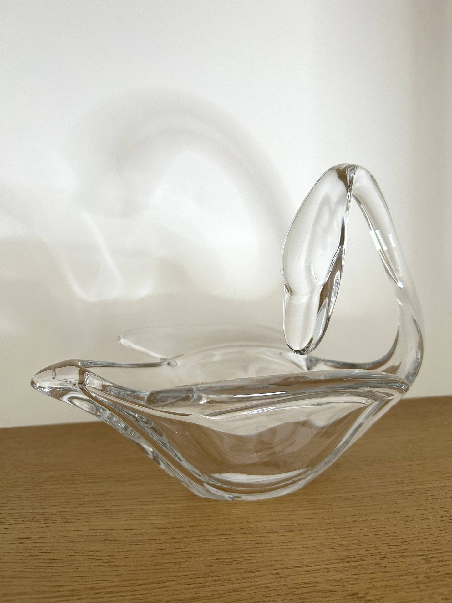Vide poche "Cygne" en cristal - La Brocanterie d'Estelle