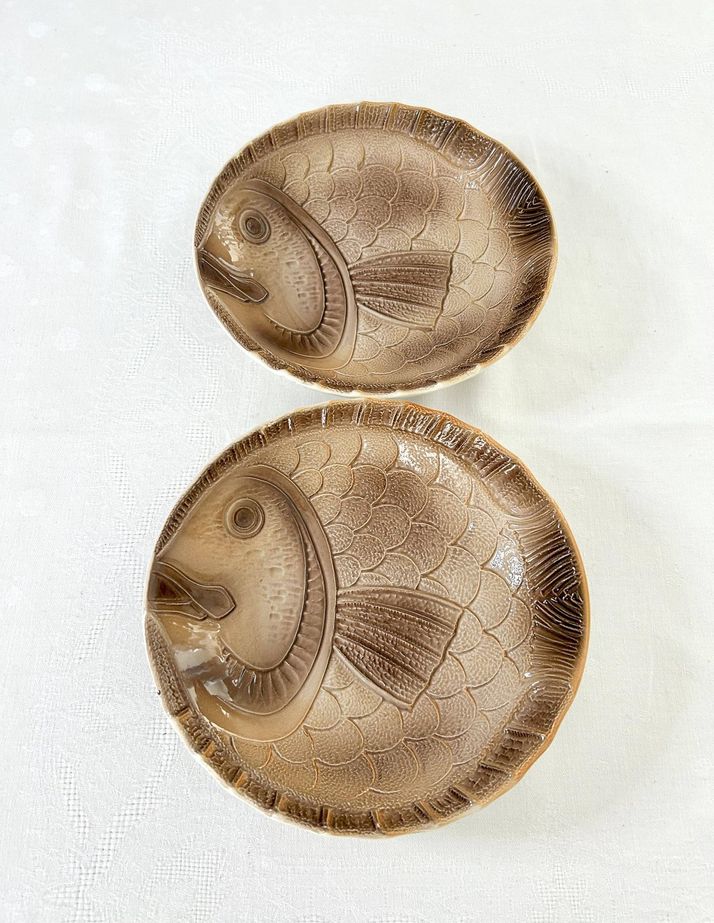 Duo d'assiettes creuses - Sarreguemines - La Brocanterie d'Estelle