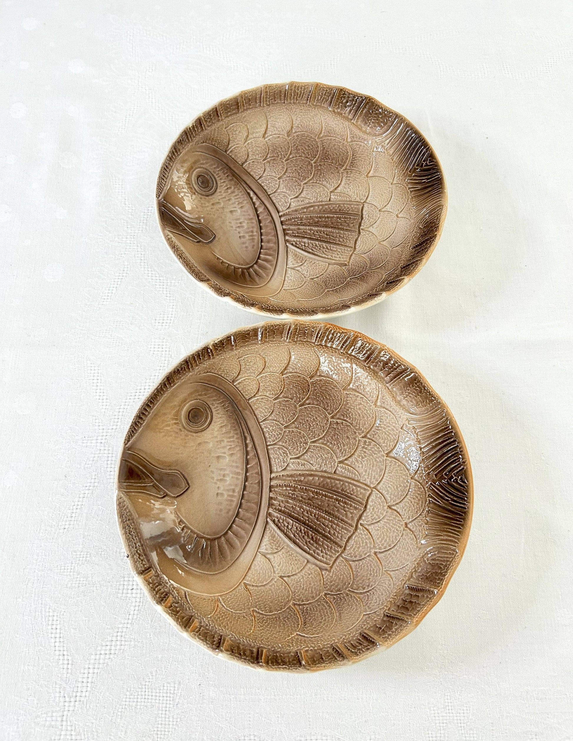 Duo d'assiettes creuses - Sarreguemines - La Brocanterie d'Estelle