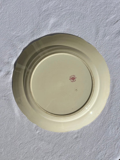 Plat rond - Terre de fer - Louis XVI - FF Péxonne - La Brocanterie d'Estelle