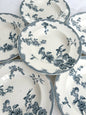 Ensemble de 6 assiettes creuses - Soleil - Longwy - La Brocanterie d'Estelle