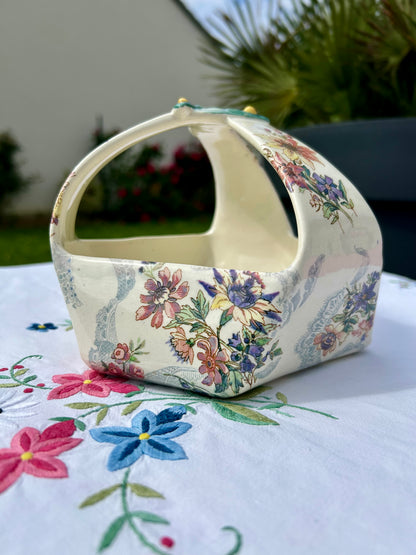 Objet décoratif Sarreguemines modèle Lavallière - La Brocanterie d'Estelle