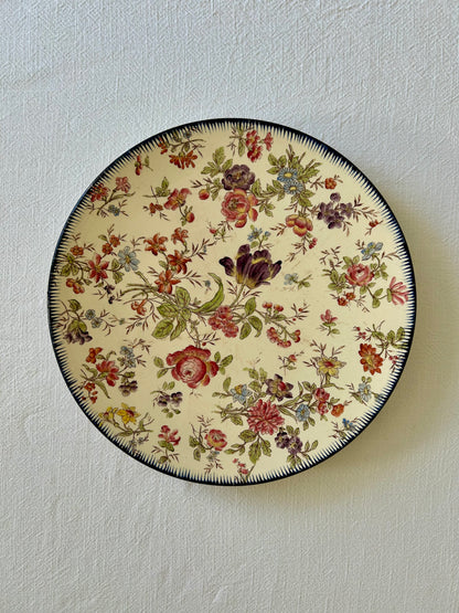 Plat rond - Terre de fer - Longchamp