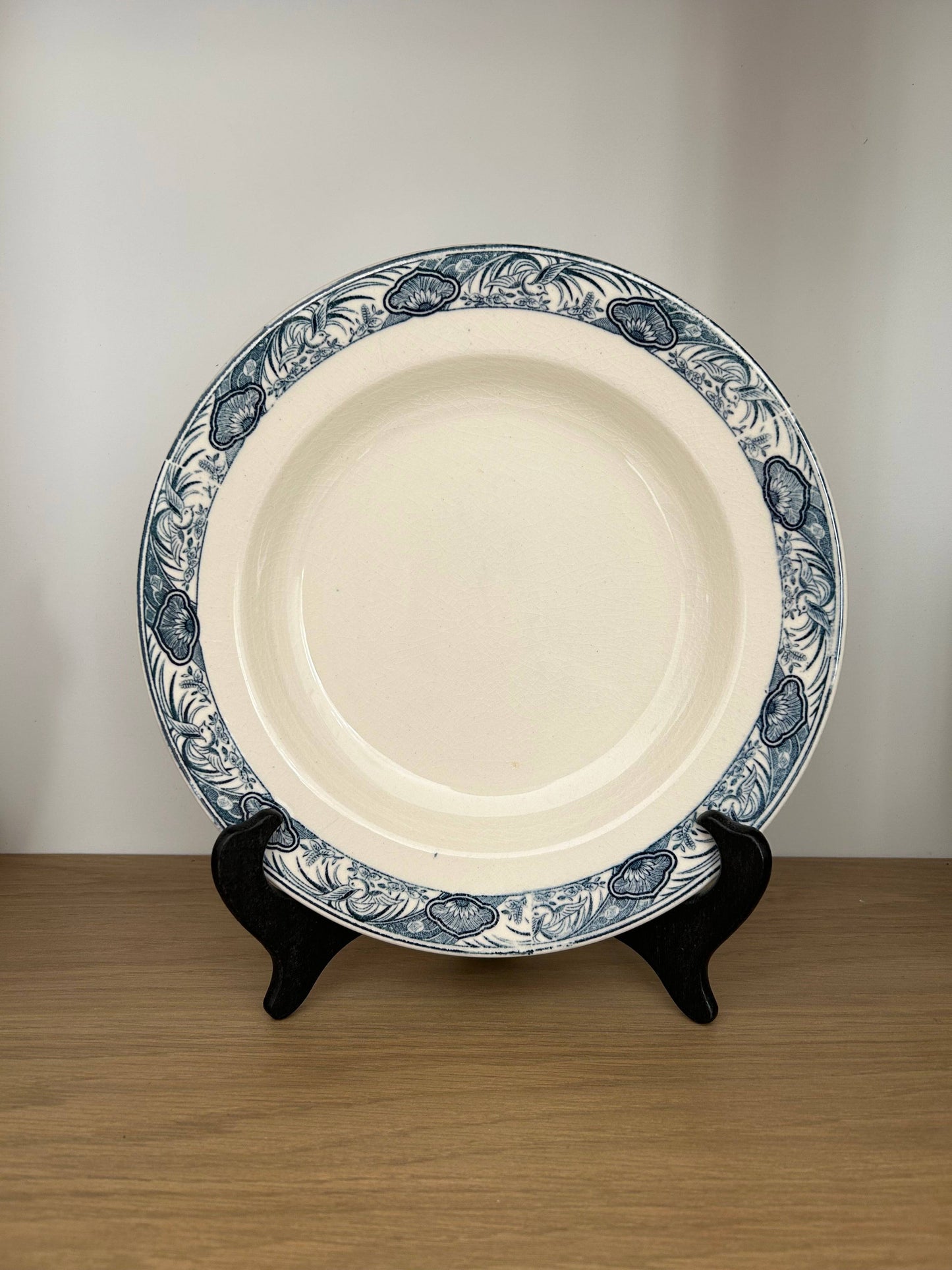 Assiettes creuses - El Goléa - Terre de fer - Salins - La Brocanterie d'Estelle