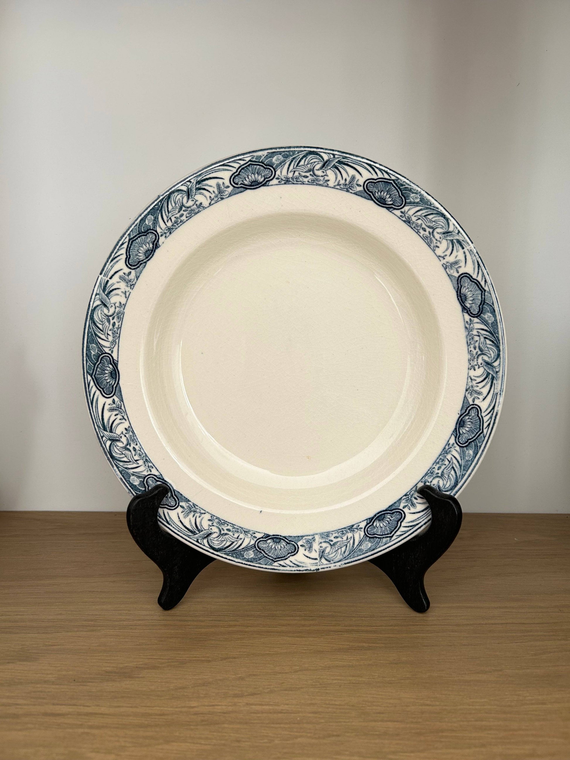 Assiettes creuses - El Goléa - Terre de fer - Salins - La Brocanterie d'Estelle