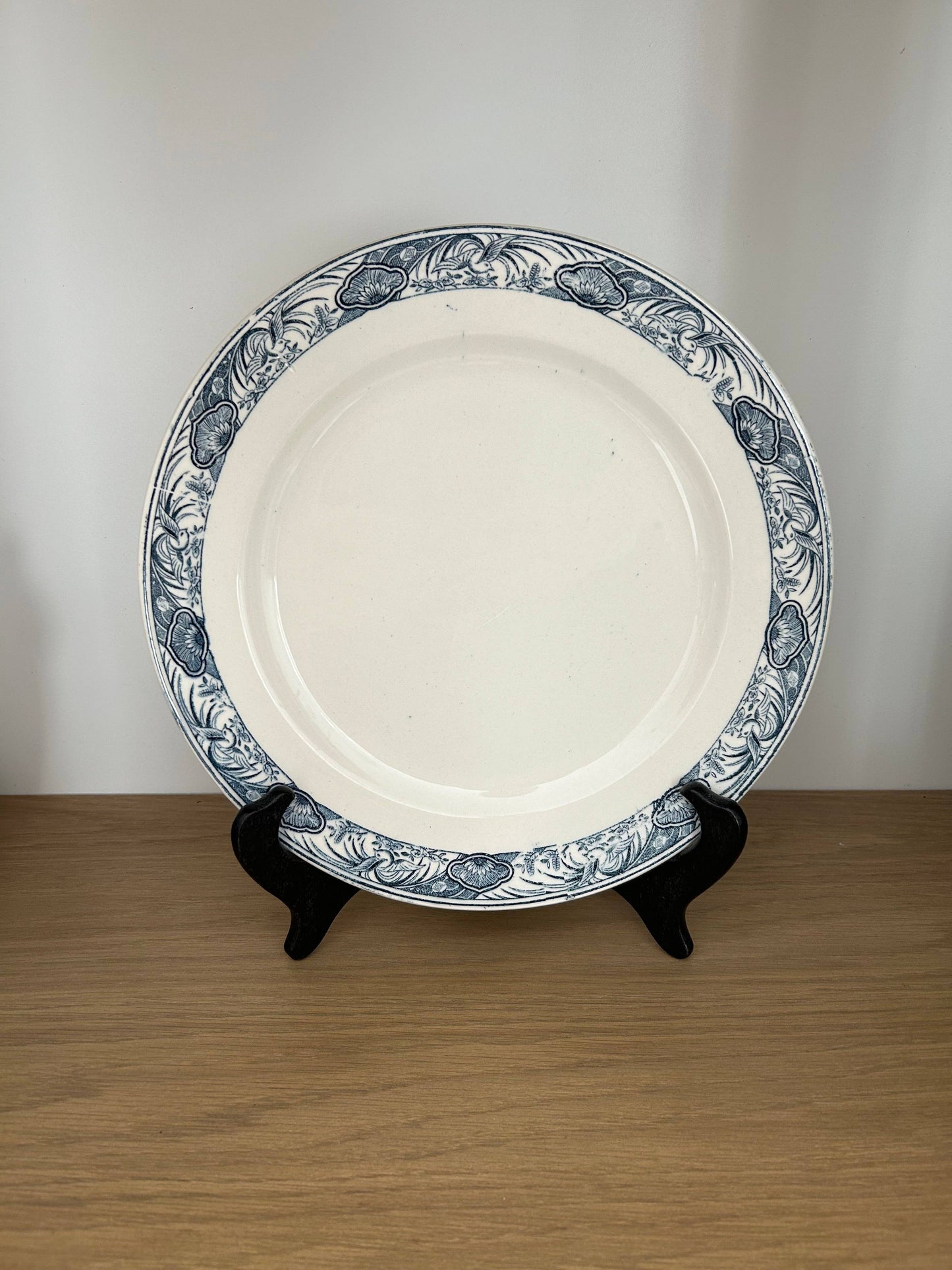 Assiettes plates - El Goléa - Terre de fer - Salins - La Brocanterie d'Estelle