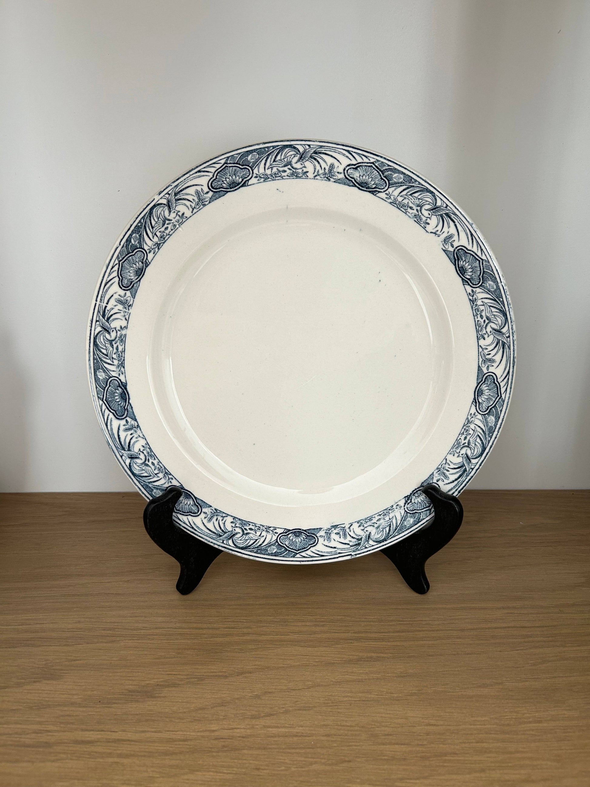 Assiettes plates - El Goléa - Terre de fer - Salins - La Brocanterie d'Estelle