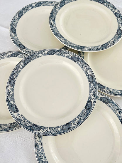 Assiettes plates - El Goléa - Terre de fer - Salins - La Brocanterie d'Estelle