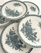 Ensemble de 6 assiettes plates - Margot - Terre de fer - St Amandinoise - La Brocanterie d'Estelle