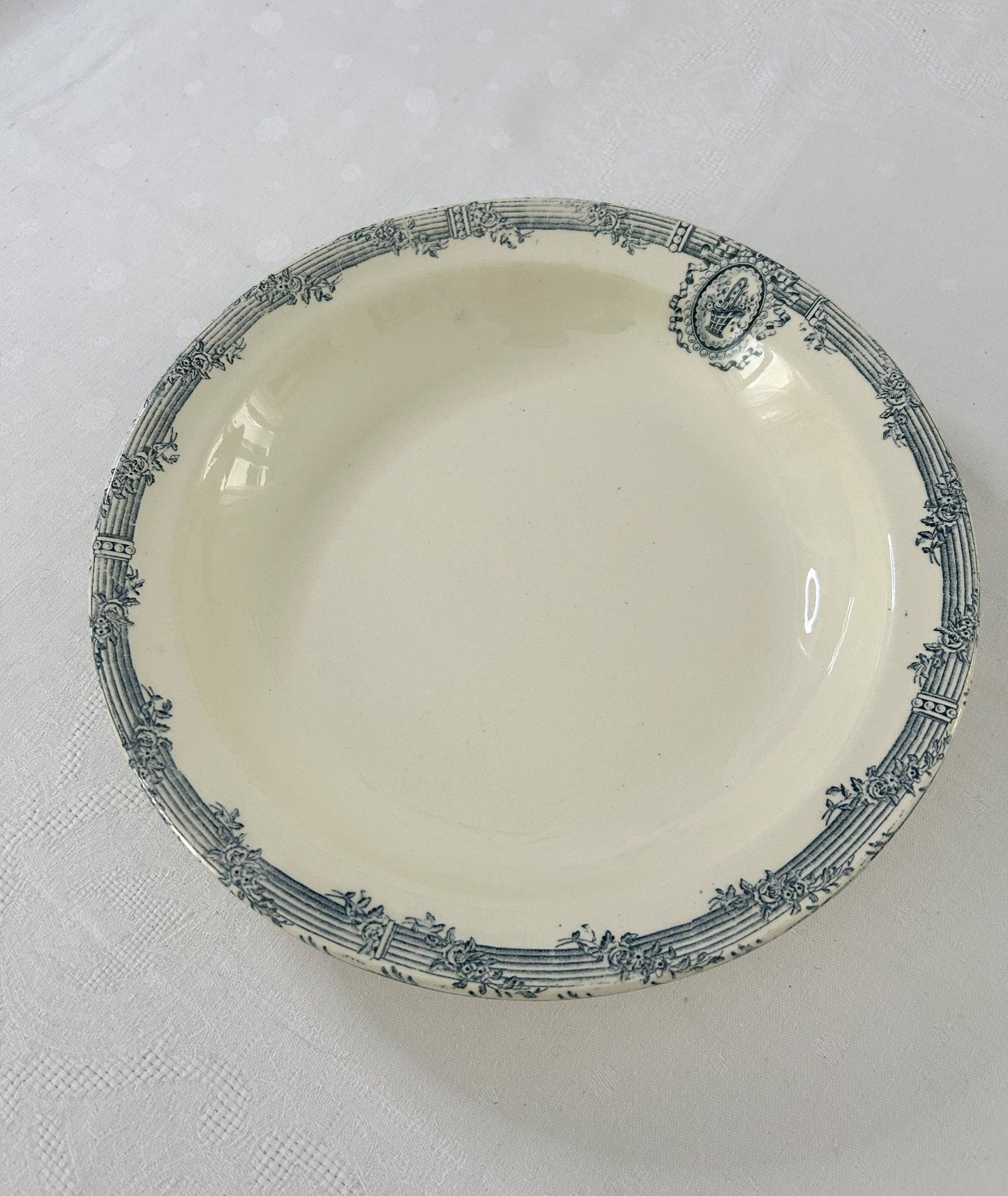 Plat rond creux - Versailles - Salins - La Brocanterie d'Estelle