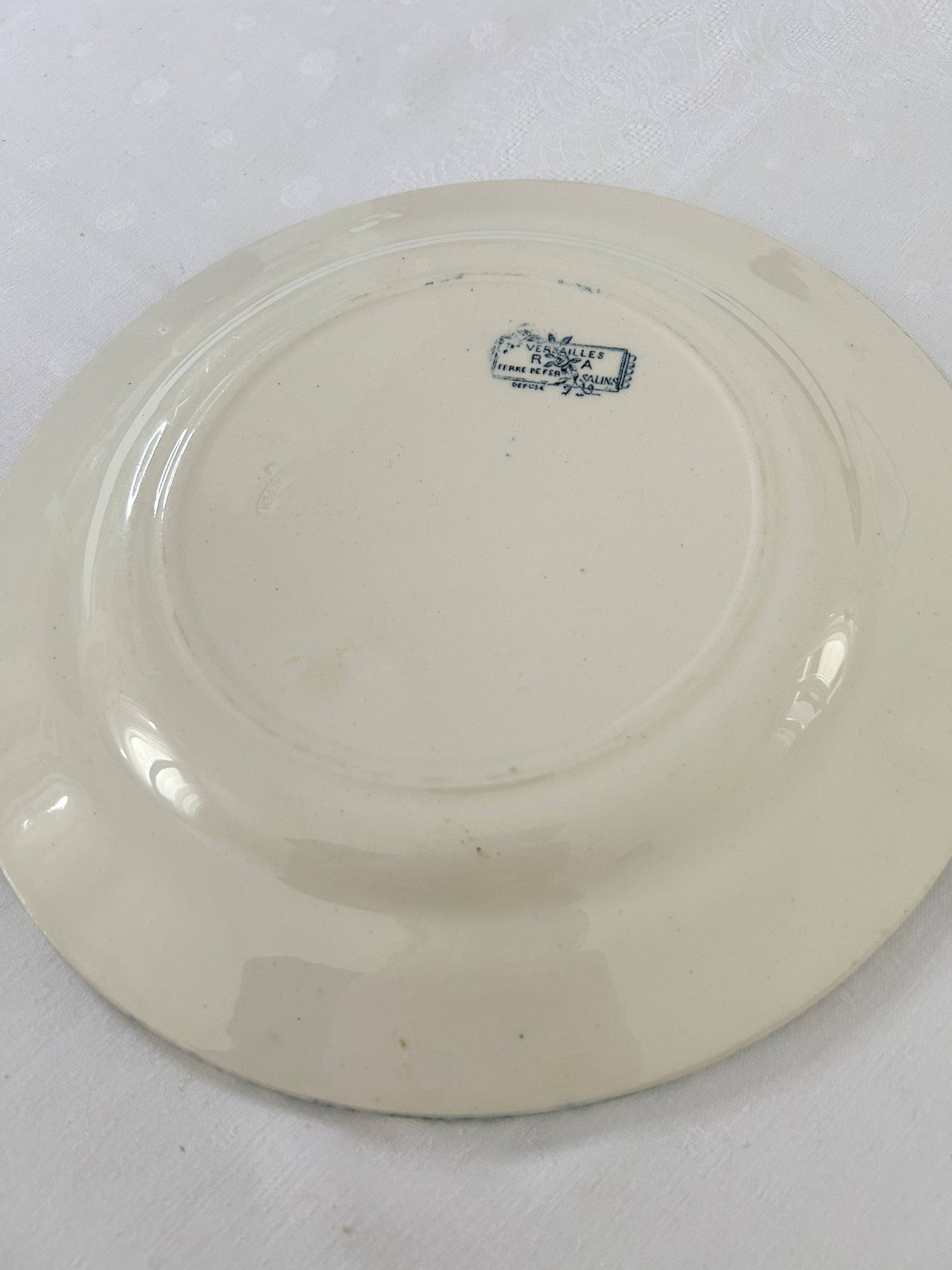 Plat rond - Versailles - Salins - La Brocanterie d'Estelle